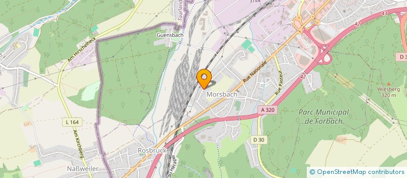 localisation de l'entreprise TRANSPORTS EBERSVILLER  MORSBACH