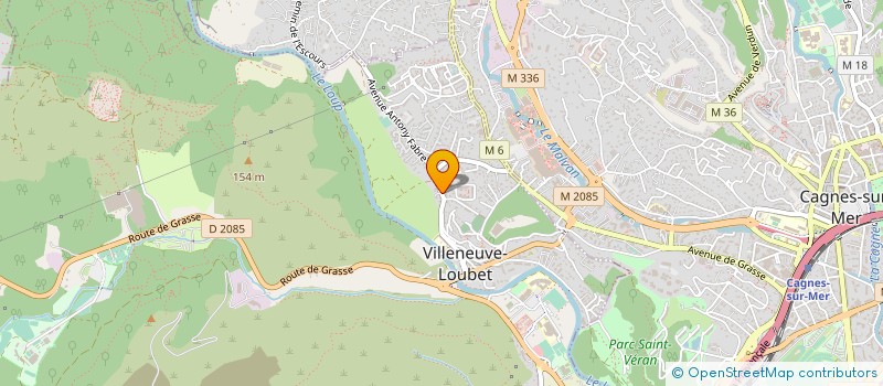 localisation de l'entreprise TRANSPORTS ECLAIR MONTAGNE à VILLENEUVE-LOUBET