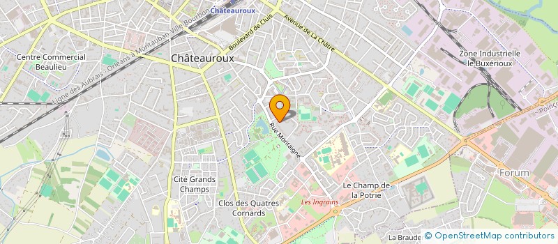 localisation de l'entreprise TRANSPORTS EL RHAZALI à CHATEAUROUX