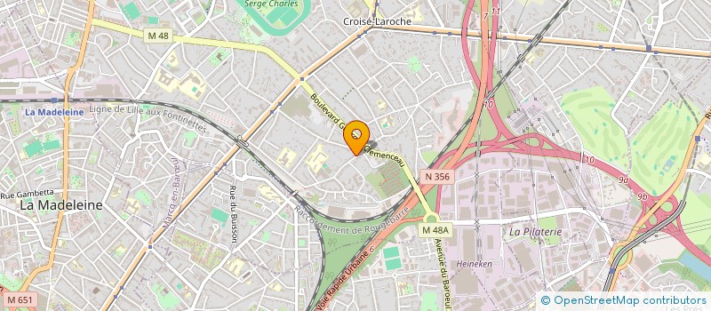 localisation de l'entreprise TRANSPORTS ELIMAX à MARCQ-EN-BARŒUL
