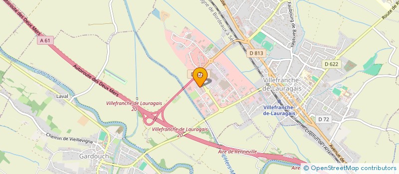 localisation de l'entreprise TRANSPORTS EN LAURAGAIS-TEL à VILLEFRANCHE-DE-LAURAGAIS