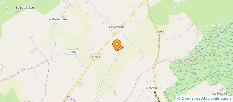 localisation de l'entreprise TRANSPORTS ENGUEHARD  MEAUTIS