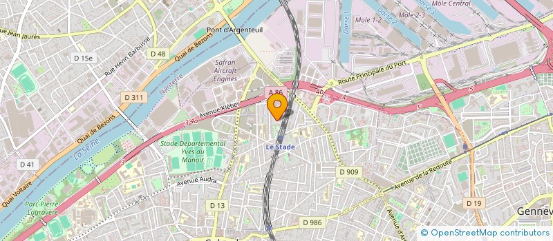 localisation de l'entreprise TRANSPORTS ENZO à COLOMBES