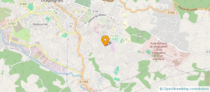 localisation de l'entreprise TRANSPORTS ESCODAR à DRAGUIGNAN