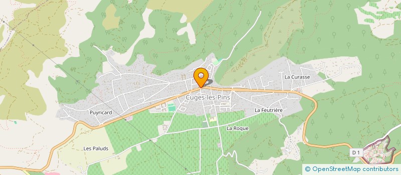 localisation de l'entreprise TRANSPORTS ESPANET à CUGES-LES-PINS