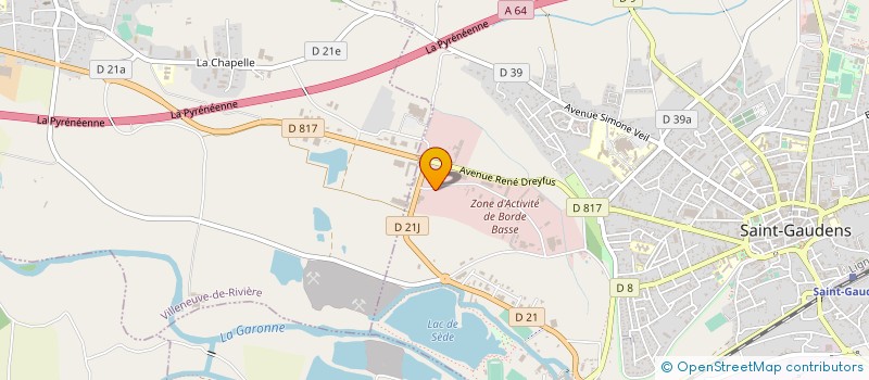localisation de l'entreprise TRANSPORTS ESTRADE FILS à SAINT-GAUDENS