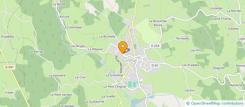 localisation de l'entreprise TRANSPORTS ET LOCATION FAURE à CUNLHAT