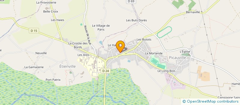 localisation de l'entreprise TRANSPORTS ET MATERIAUX DU COTENTIN à ETIENVILLE