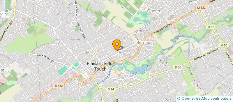 localisation de l'entreprise TRANSPORTS ET TERRASSEMENTS TOULOUSAINS à PLAISANCE-DU-TOUCH