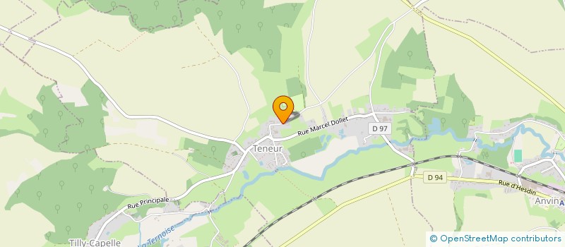 localisation de l'entreprise TRANSPORTS ET TRAVAUX DESCAMPS FRERES à LISBOURG