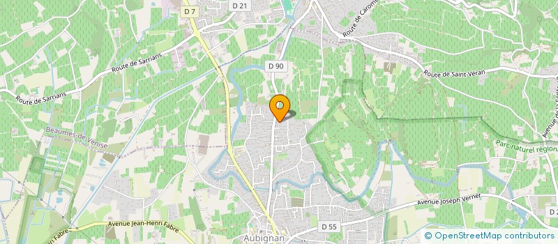 localisation de l'entreprise TRANSPORTS ET TRAVAUX PUBLICS DU COMTAT à AUBIGNAN