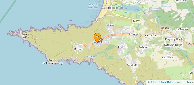 localisation de l'entreprise TRANSPORTS ET VOUS  PLOGOFF