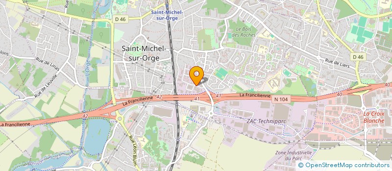 localisation de l'entreprise TRANSPORTS EUROPEENS ET FRANCAIS à SAINT-MICHEL-SUR-ORGE