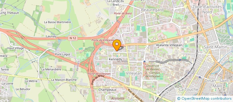 localisation de l'entreprise TRANSPORTS EUROVIC-EXPRESS  RENNES