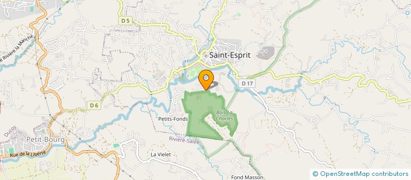 localisation de l'entreprise TRANSPORTS EVASION 972 à SAINT-ESPRIT