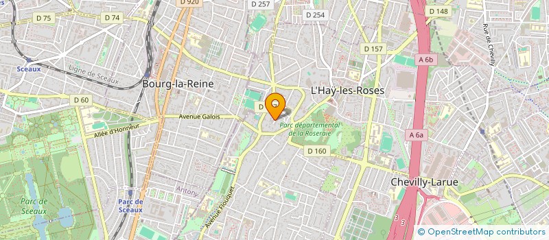 localisation de l'entreprise TRANSPORTS EXPRESS à L'HAY-LES-ROSES