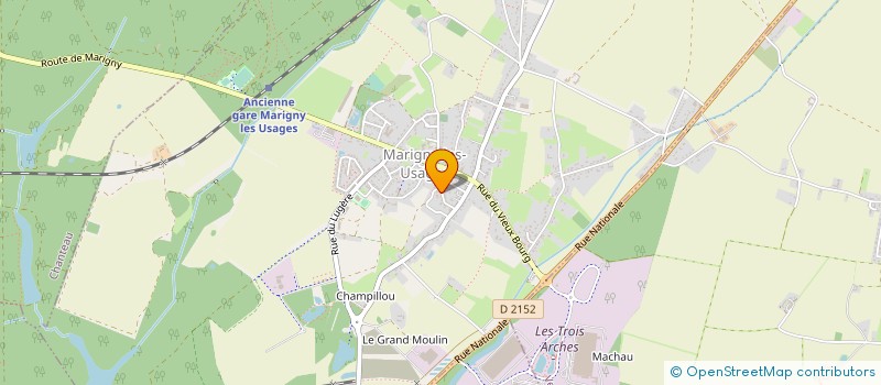 localisation de l'entreprise TRANSPORTS EXPRESS AL à MARIGNY-LES-USAGES