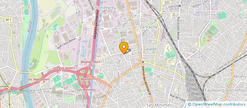 localisation de l'entreprise TRANSPORTS EXPRESS AWI à TOULOUSE