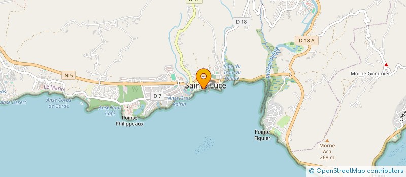 localisation de l'entreprise TRANSPORTS EXPRESS CARAIBES à SAINTE-LUCE