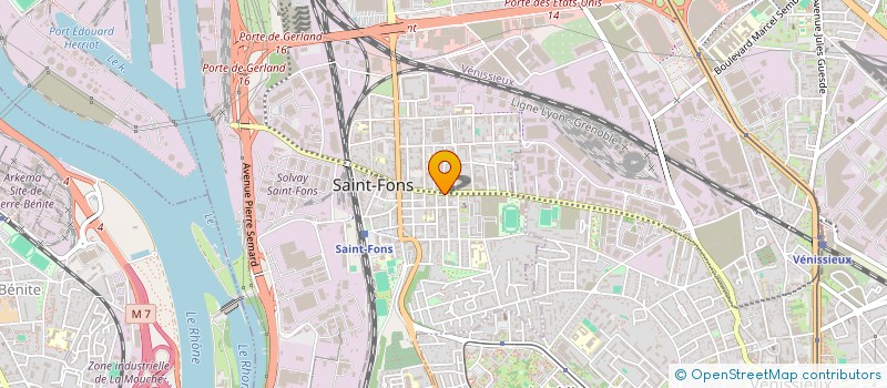 localisation de l'entreprise TRANSPORTS EXPRESS COMPANY à SAINT-FONS