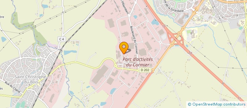 localisation de l'entreprise TRANSPORTS EXPRESS DE L'OUEST à CHOLET