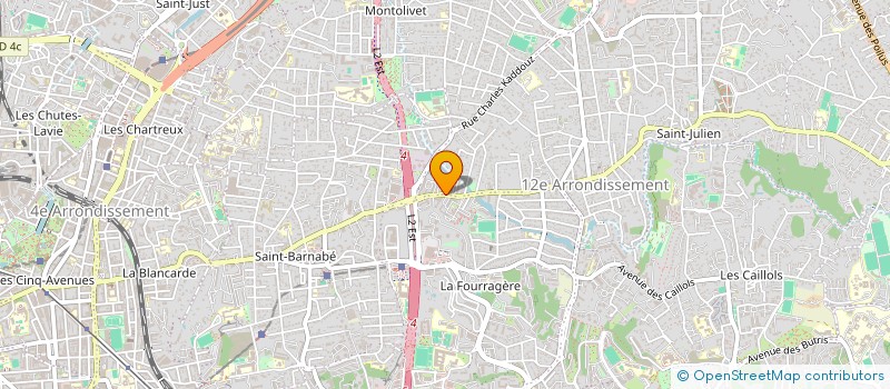 localisation de l'entreprise TRANSPORTS EXPRESS ET LOGISTIQUE à MARSEILLE