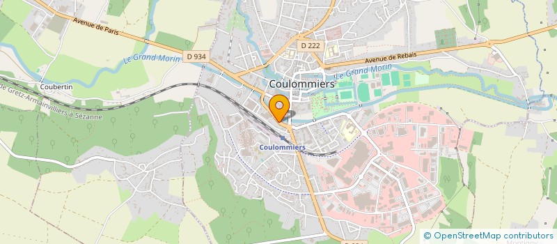 localisation de l'entreprise TRANSPORTS EXPRESS FALOISE SCHMITT à COULOMMIERS