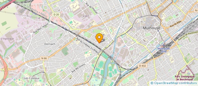 localisation de l'entreprise TRANSPORTS EXPRESS IN TIME  MULHOUSE