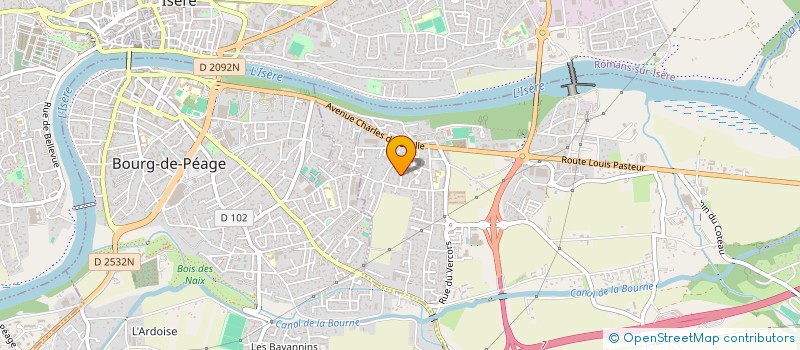 localisation de l'entreprise TRANSPORTS EXPRESS JACCKEL  CHATUZANGE-LE-GOUBET