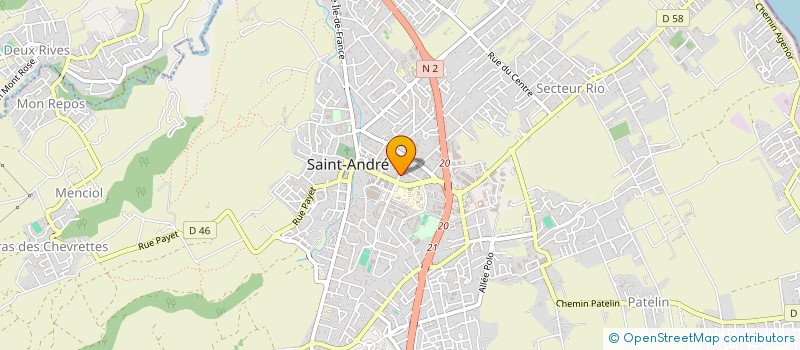 localisation de l'entreprise TRANSPORTS EXPRESS JML à SAINT-ANDRE