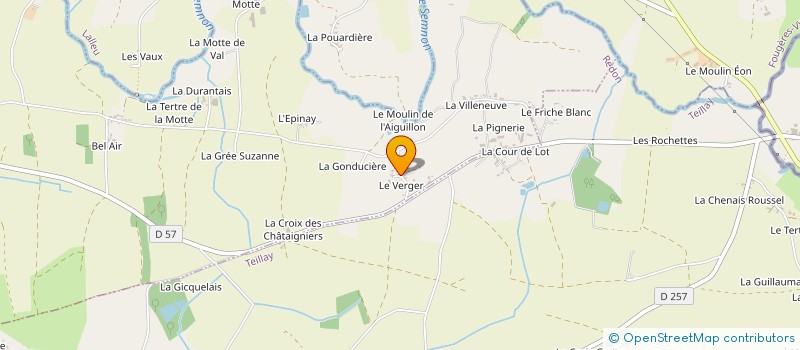 localisation de l'entreprise TRANSPORTS EXPRESS LAURENT BENOIT à ERCE-EN-LAMEE