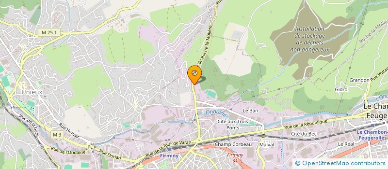 localisation de l'entreprise TRANSPORTS EXPRESS LINOIS SANDRINE à FIRMINY