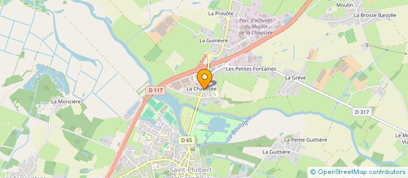 localisation de l'entreprise TRANSPORTS EXPRESS LUDOVIC DUGAST  SAINT-PHILBERT-DE-GRAND-LIEU