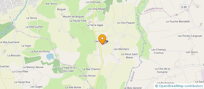 localisation de l'entreprise TRANSPORTS EXPRESS OLLIVIER à QUESSOY