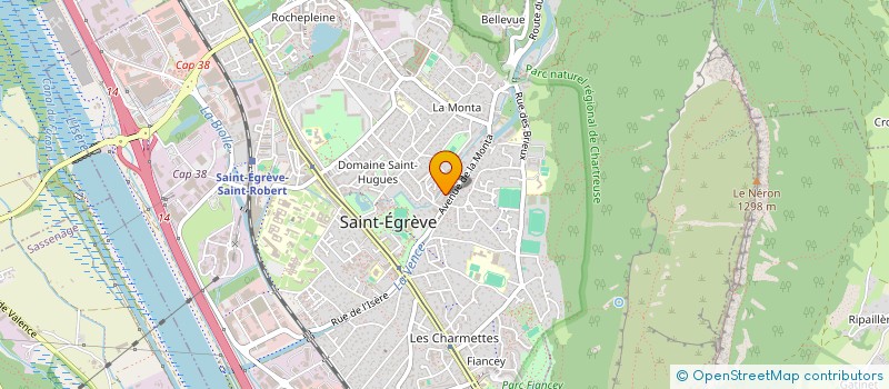 localisation de l'entreprise TRANSPORTS EXPRESS PAVIER ROLAND à SAINT-EGREVE