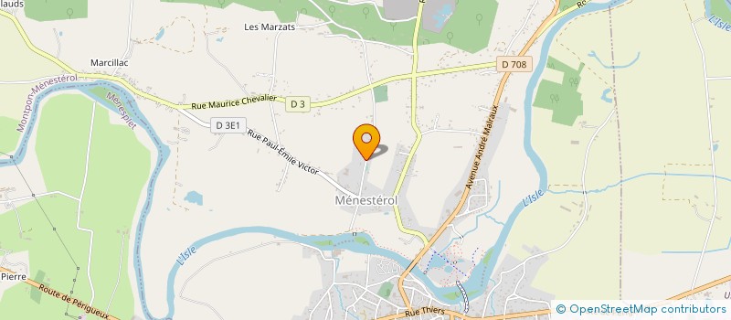 localisation de l'entreprise TRANSPORTS EXPRESS PSDJ  MONTPON-MENESTEROL