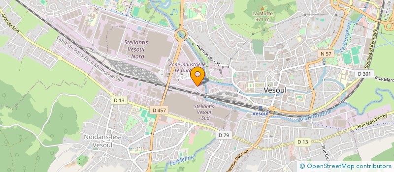 localisation de l'entreprise TRANSPORTS EXPRESS VESULIENS à NOIDANS-LES-VESOUL