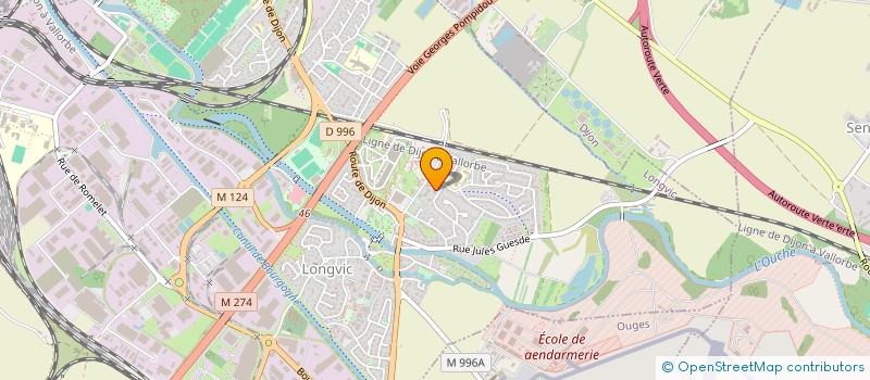 localisation de l'entreprise TRANSPORTS F.M.D.L. à LONGVIC