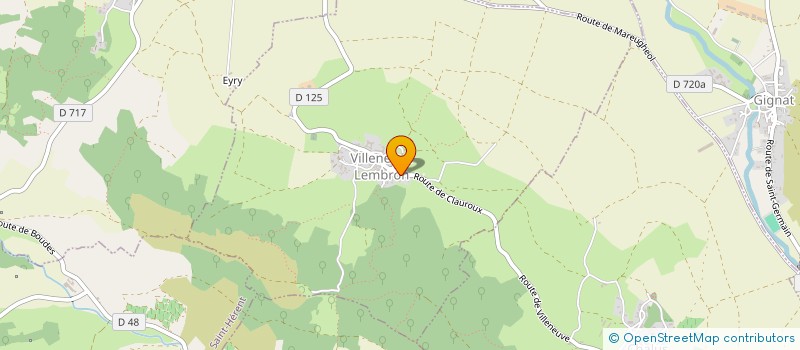 localisation de l'entreprise TRANSPORTS FABRE  VILLENEUVE