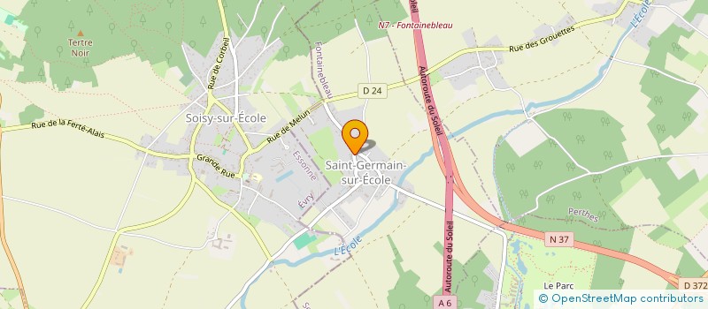 localisation de l'entreprise TRANSPORTS FACHE  SAINT-GERMAIN-SUR-ECOLE