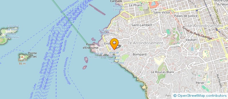 localisation de l'entreprise TRANSPORTS FALCO à MARSEILLE