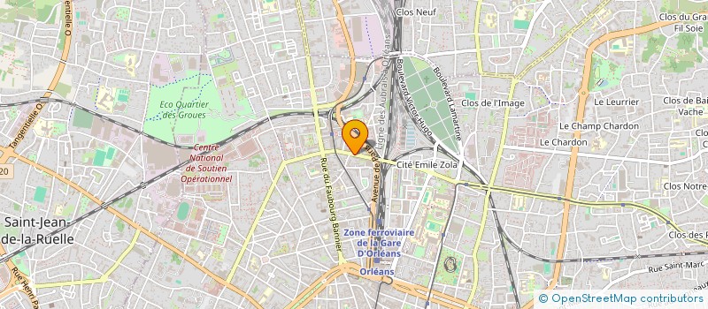 localisation de l'entreprise TRANSPORTS FALK à ORLEANS