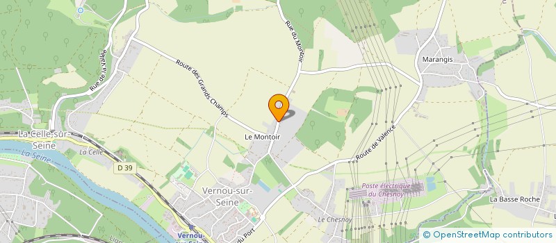 localisation de l'entreprise TRANSPORTS FELICE  VERNOU-LA-CELLE-SUR-SEINE