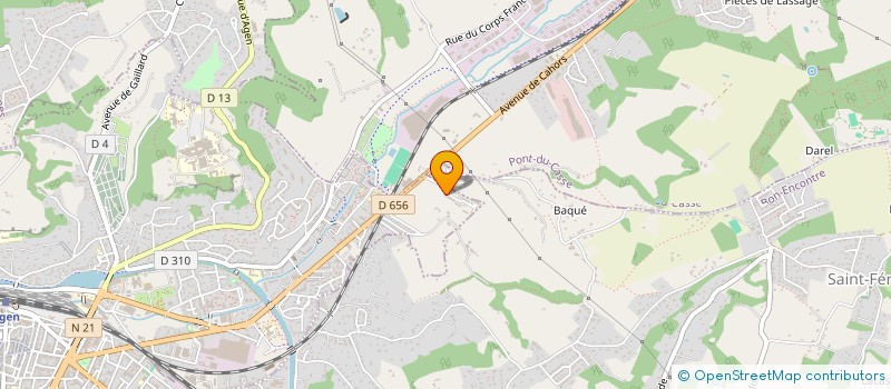 localisation de l'entreprise TRANSPORTS FERRAR à AGEN