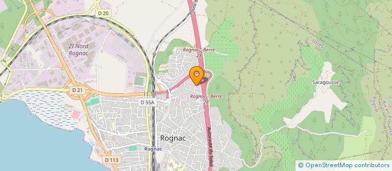 localisation de l'entreprise TRANSPORTS FERRERO VILLEMUS  ROGNAC