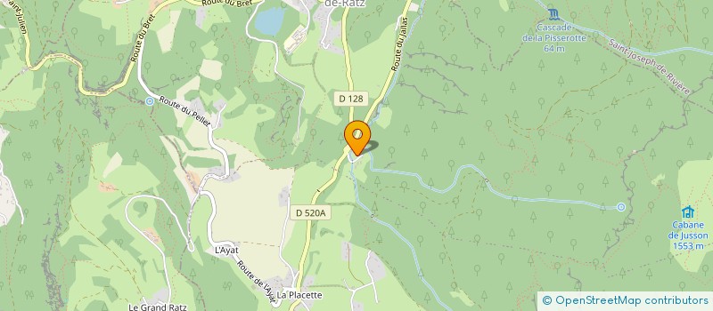 localisation de l'entreprise TRANSPORTS FETAZ  LA SURE EN CHARTREUSE