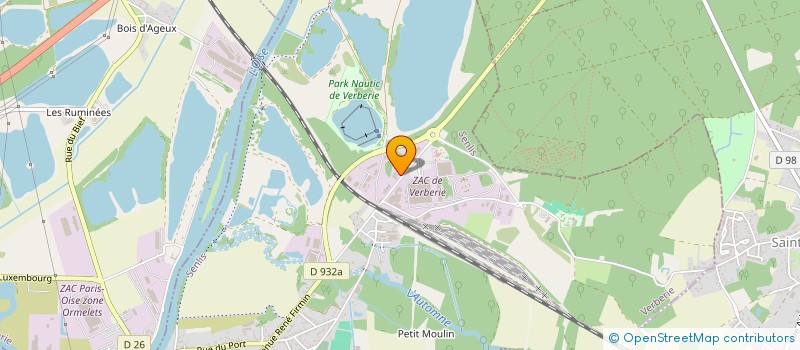 localisation de l'entreprise TRANSPORTS FETILLEUX  VERBERIE