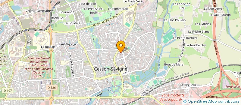 localisation de l'entreprise TRANSPORTS FEUVRIER  CESSON-SEVIGNE