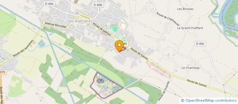 localisation de l'entreprise TRANSPORTS FISCHER-REYNIER  LES AVENIERES VEYRINS-THUELLIN