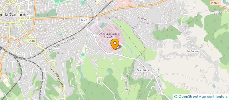 localisation de l'entreprise TRANSPORTS FLAQUIERE à BRIVE-LA-GAILLARDE